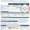 Luxembourg Creos gas utility bill template in Word and PDF format (.doc and .pdf)