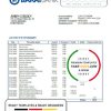 Kyrgyzstan OJSC Bakai Bank proof of address bank statement template in Word and PDF format
