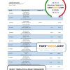 Lesotho Standard Lesotho Bank statement template in Word and PDF format