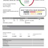 Libya Central Bank of Libya proof of address bank statement template in Word and PDF format (.doc and .pdf)