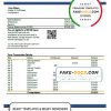 Liechtenstein Valartis Bank statement template in Word and PDF format