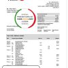 Luxembourg HSBC bank proof of address statement template in Word and PDF format, .doc and .pdf format
