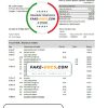 Luxembourg HSBC bank statement easy to fill template in Excel and PDF format