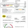 Netherlands BPW utility bill template in Word and PDF format