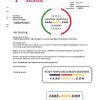 Netherlands T-Mobile utility bill template in Word and PDF format