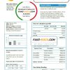 New Zealand Trustpower utility bill template in Word and PDF format