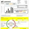 Norway BKK electricity utility bill template in Word and PDF format, good for address prove