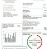 Oman Electricity Transmission Company electricity utility bill template in Word and PDF format
