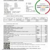 Serbia Електропривреда Србиjе electricity utility bill template in Word and PDF format
