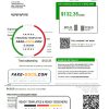 Singapore StarHub utility bill template in Word and PDF format