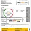 Spain gasNatural fenosa utility bill template in Word and PDF format