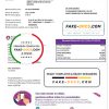 Spain ONO easy fillable utility bill template in Word and PDF format (.doc and .pdf)