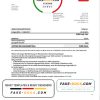 Sweden Tele Ring utility bill template in Word and PDF format