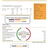 Tajikistan Barqi Tojik Company electricity utility bill template in Word and PDF format