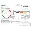 Ukraine KievGaz utility bill template in .doc and .pdf format, fully editable