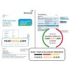 United Kingdom British Gas utility bill template in Word and PDF format (2 pages), version 3