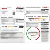 United Kingdom E.ON electricity utility bill template in Word and PDF format, 2 pages, version 1