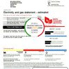 United Kingdom E.ON utility bill template in Word and PDF format, version 3