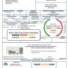 Cyprus water utility bill template in Word and PDF format, good for address prove