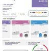 United Kingdom Npower utility bill template in Word and PDF format
