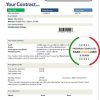 United Kingdom Tesco Mobile utility bill template in Word and PDF format