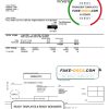 United Kingdom Thames Water utility bill template in Word and PDF format