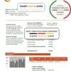 Uruguay TiendaSolar utility bill template in Word and PDF format
