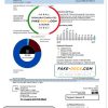 USA AEP Texas electricity utility bill template in Word and PDF format