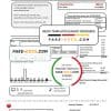 USA Arizona City of Phoenix utility bill template in Word and PDF format