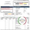 USA Arkansas West Memphis utility bill template in Word and PDF format