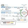 USA California City of Oxnard utility bill template in Word and PDF format