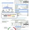 USA California Santa Clarita Water Division (SCWD) utility bill template in Word and PDF format