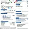 USA California West Valley Water District utility bill template in Word and PDF format