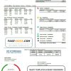USA City of Tallahassee Florida Your Own Utilities bill template in Word and PDF format