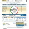 USA City of Titusville Florida utility bill template in Word and PDF format (.doc and .pdf)