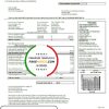 USA Connecticut The United Illuminating Company electricity utility bill template in Word and PDF format