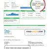 USA Consolidated Mutual Water utility bill template in Word and PDF format