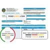USA County of Orange California property tax bill template in Word and PDF format