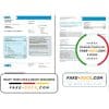 USA COX utility bill template in Word and PDF format