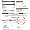 USA Dominion Energy utility bill template in Word and PDF format