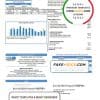 USA Fallbrook Public utility bill template in Word and PDF format