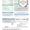 USA Green Mountain Energy utility bill template in Word and PDF format