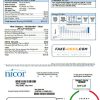 USA Illinois Nicor gas utility bill template in Word and PDF format