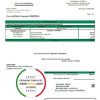 USA Iowa Consumers Energy utility bill template in Word and PDF format