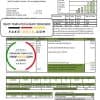 USA Kansas Victory Electric utility bill template in Word and PDF format