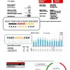 USA Kentucky electricity utility bill template in Word and PDF format