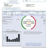 USA Lakewood Water District utility bill template in Word and PDF format