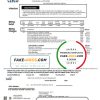 USA Louisiana Cleco Power electricity utility bill template in Word and PDF format