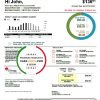 USA Louisiana Entergy utility bill template in Word and PDF format, version 2