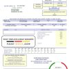 USA Marblehead Municipal Light Department utility bill template in Word and PDF format